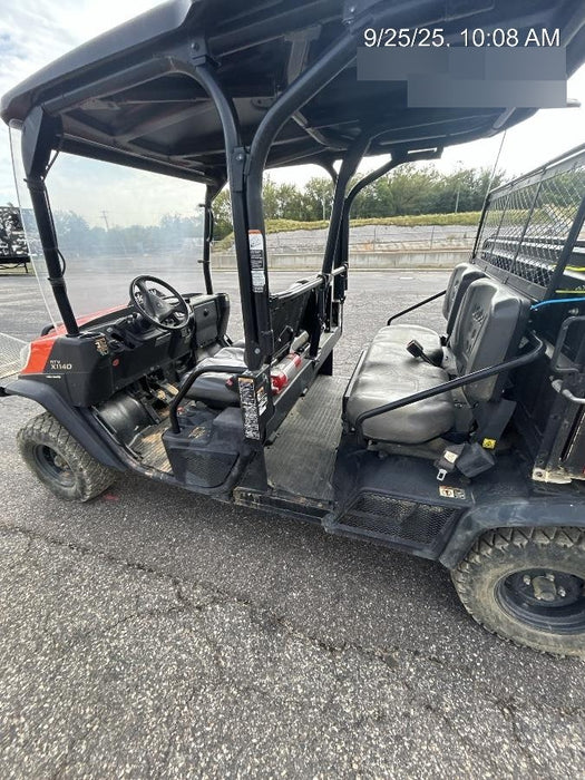 2022 Kubota RTV-X1140W-H Plastic Canopy, Windshield Acrylic Clear, LED Strobe Light, Wire Harness Kit, Back up Alarm