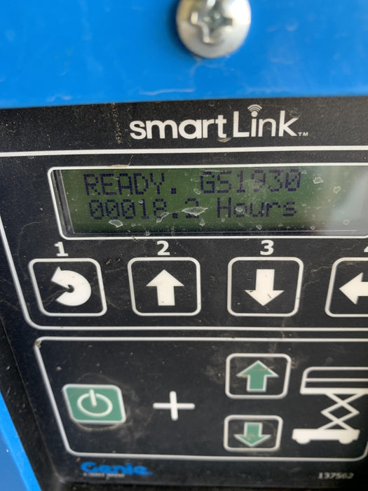 2020 Genie GS-1930 Solid Non Marking Tires, Beacon, Folding rails with half height swing gate, 800W Inverter