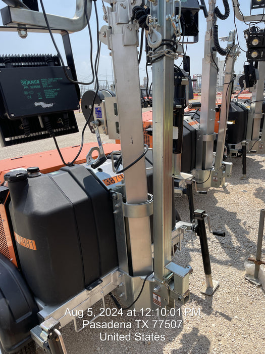 2024 Wanco WLTT-4MM4K Diesel, Deep Sea Controller, Shore Power Plug, Auto Start, (4) 350W LED Floodlights, 4kW Generator, 60 Gal Fuel Tank, 2" Ball, T3