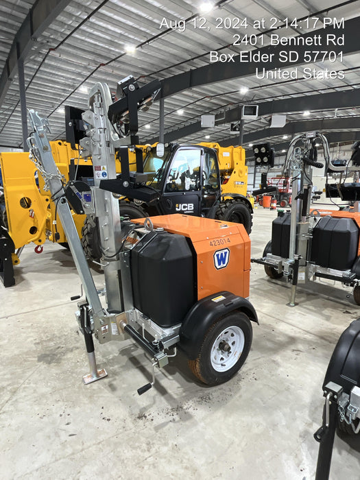 2024 Wanco WLTT-4MM4K Diesel, Deep Sea Controller, Shore Power Plug, Auto Start, (4) 350W LED Floodlights, 4kW Generator, 60 Gal Fuel Tank, 2" Ball, T3