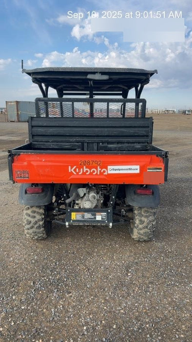 2022 Kubota RTV-X1140W-H Plastic Canopy, Windshield Acrylic Clear, LED Strobe Light, Wire Harness Kit, Back up Alarm
