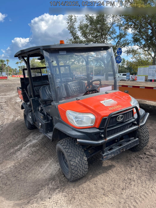 2022 Kubota RTV-X1140W-H Plastic Canopy, Windshield Acrylic Clear, LED Strobe Light, Wire Harness Kit, Back up Alarm