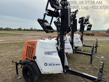 2024 Generac MLT2 Diesel, Flex Switch 120V Input, Powerzone Controller, 
(4) 320W LED Lights, 4kW Generator, 39.9 Gal Fuel Tank, 2" Ball, T3