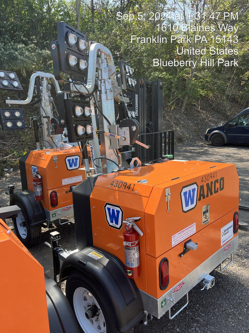 2024 Wanco WLTT-4MM4K Diesel, Deep Sea Controller, Shore Power Plug, Auto Start, (4) 350W LED Floodlights, 4kW Generator, 60 Gal Fuel Tank, 2" Ball, T3