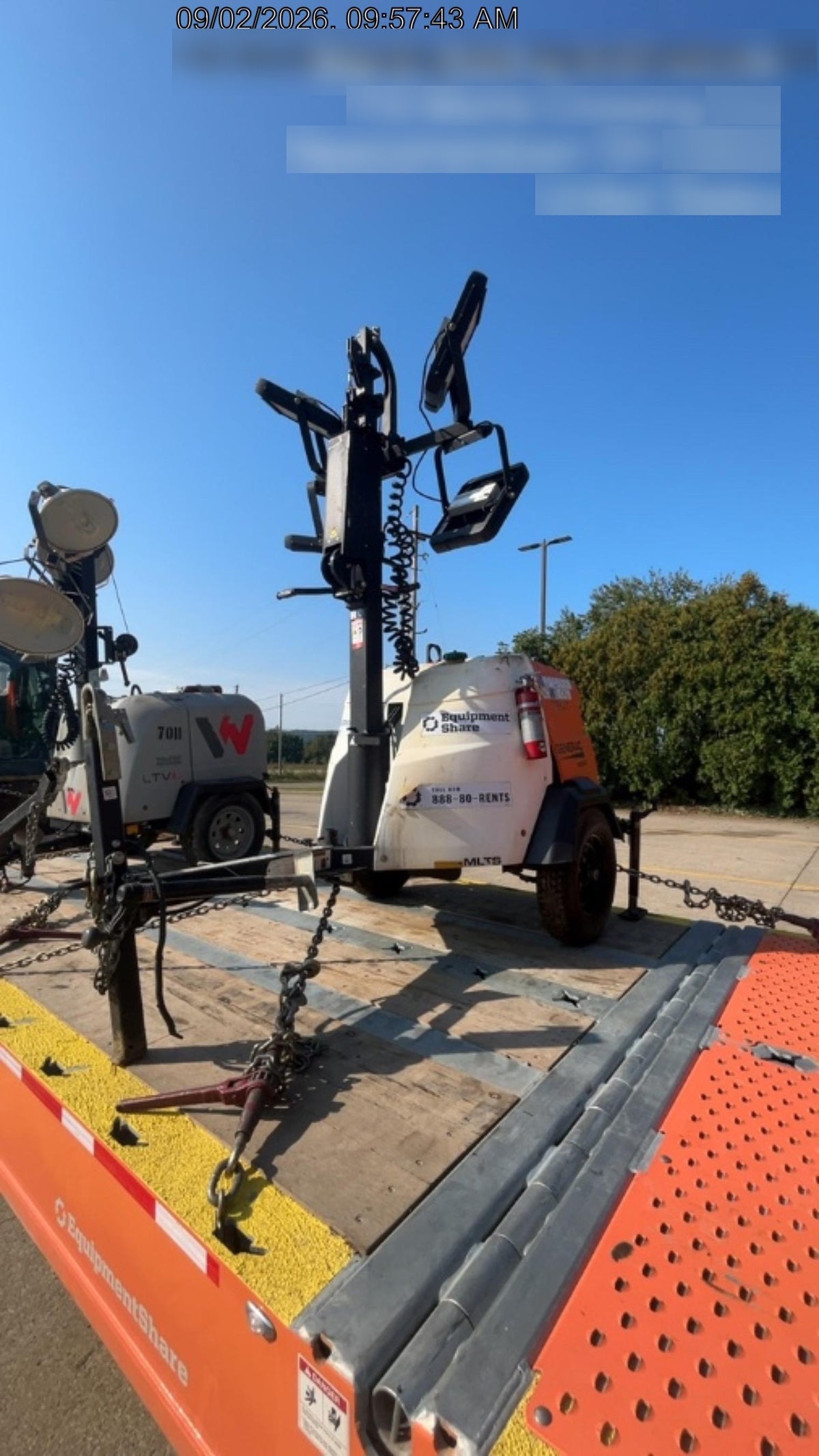 2024 Generac MLT2 Diesel, Flex Switch 120V Input, Powerzone Controller, 
(4) 320W LED Lights, 4kW Generator, 39.9 Gal Fuel Tank, 2" Ball, T3