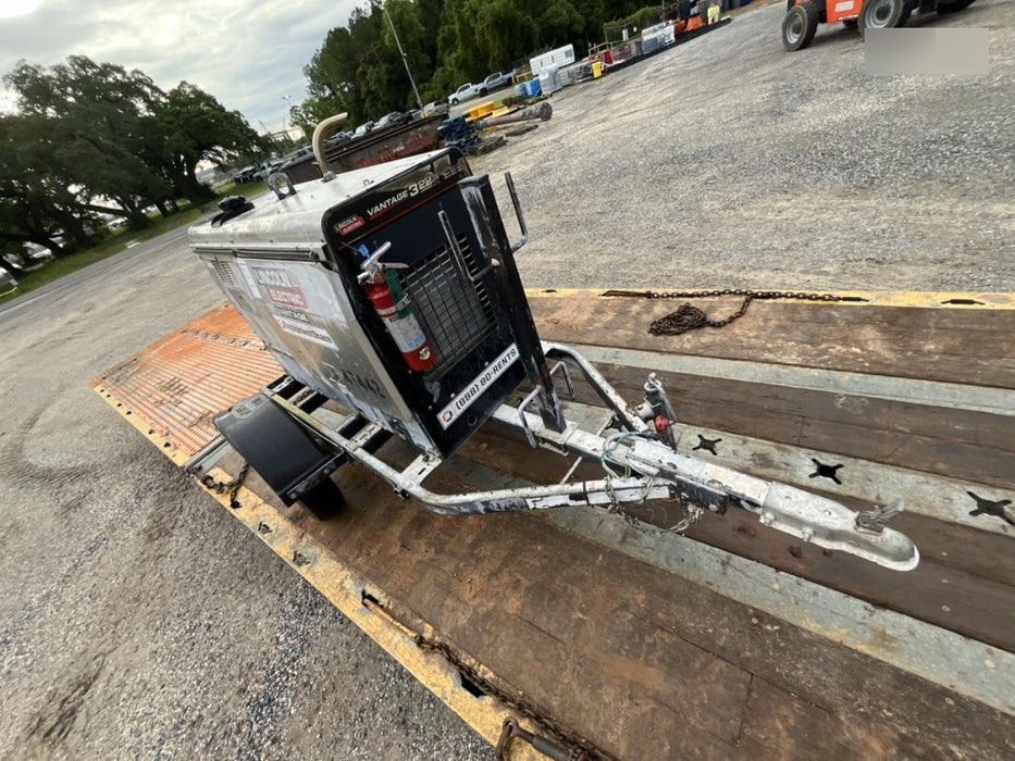 2019 Lincoln Electric Vantage 322 Ready-Pak 3, Two Wheel Trailer, Fender and Light Kit, Cable Rack