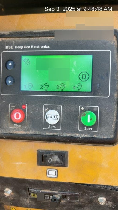 2022 Allmand NLV3GR (4) LED Light Fixture 350W, 23' Vertical Mast, 3kW Prime, Towable, ES Decals, T3