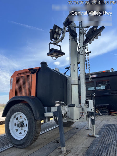 2024 Wanco WLTT-4MM4K Diesel, Deep Sea Controller, Shore Power Plug, Auto Start, (4) 350W LED Floodlights, 4kW Generator, 60 Gal Fuel Tank, 2" Ball, T3