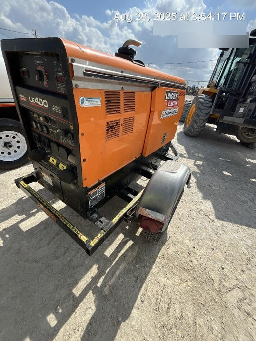 2022 Lincoln Electric LE400 Kubota V1505, Trlr, Cable Rack, Light Kit, ES Decals, T3