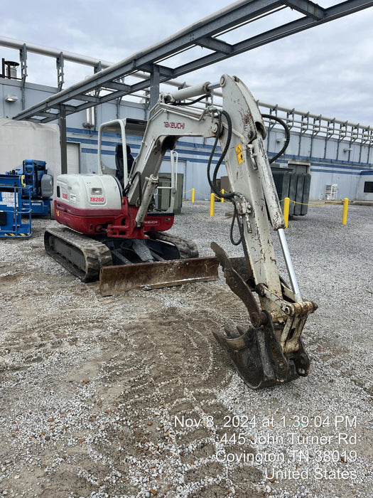2019 Takeuchi TB260 Takeuchi TB260 Canopy w/Rubber Tracks, Auxiliary Hydraulics, Standard Blade, Manual QC