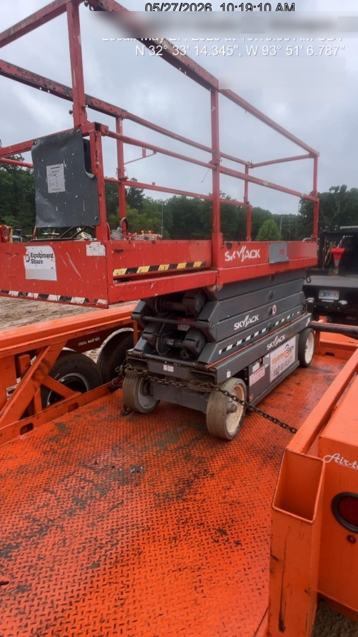 2016 Skyjack SJIII-3226 Standard Options