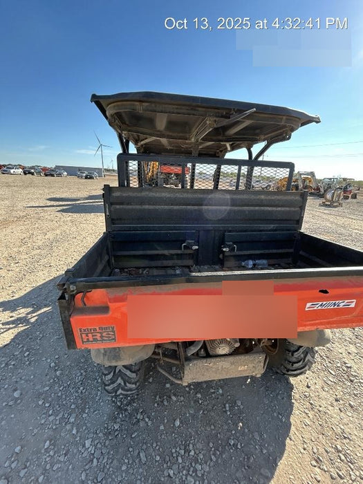2019 Kubota RTV-X1140W-H 4wd Utility Cart, LED Strobe, Windshield Tempered Glass, Plastic Canopy, Wire Harness Kit, Backup Alarm