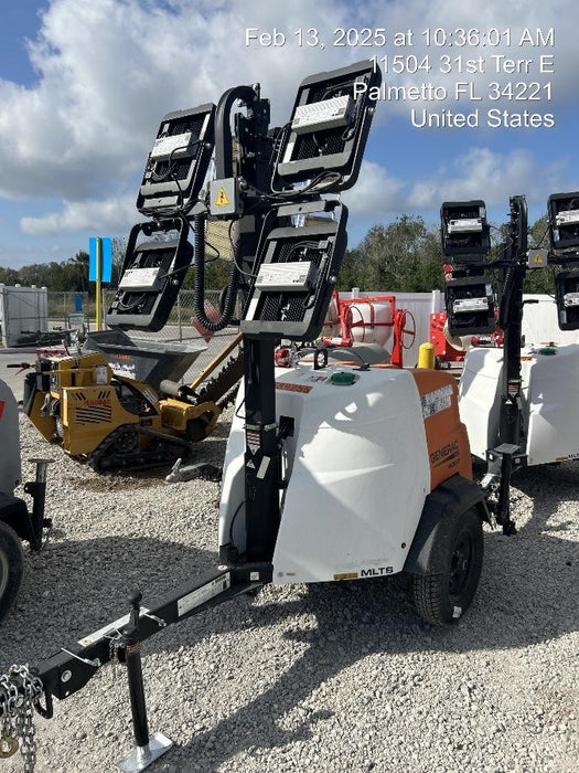 2025 Generac MLTS-4 Diesel, Mitsubishi L2E, 7.1 hp @1800 rpm, Flex Switch 120V Input, Powerzone Controller, (4) 320W LED Lights, 4kW Generator, 39.9 Gal Fuel Tank, 2" Ball, T3, ES Decals