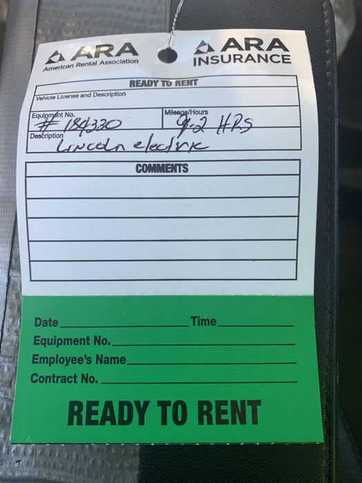 2021 Lincoln Electric Vantage 322 VANTAGE 322 READY-PAK 3