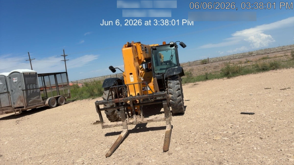 2019 JCB 509-42 JCB 509-42 Enclosed Cab, 74 HP, Solid Tires, Worklights, Beacon, Aux Hydraulics, Lifting Eye