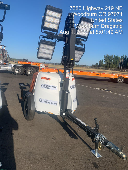 2023 Generac MLT2 Diesel, Flex Switch 120V Input, Powerzone Controller, (4) 320W LED Lights, 4kW Generator, 39.9 Gal Fuel Tank, 2" Ball, T3