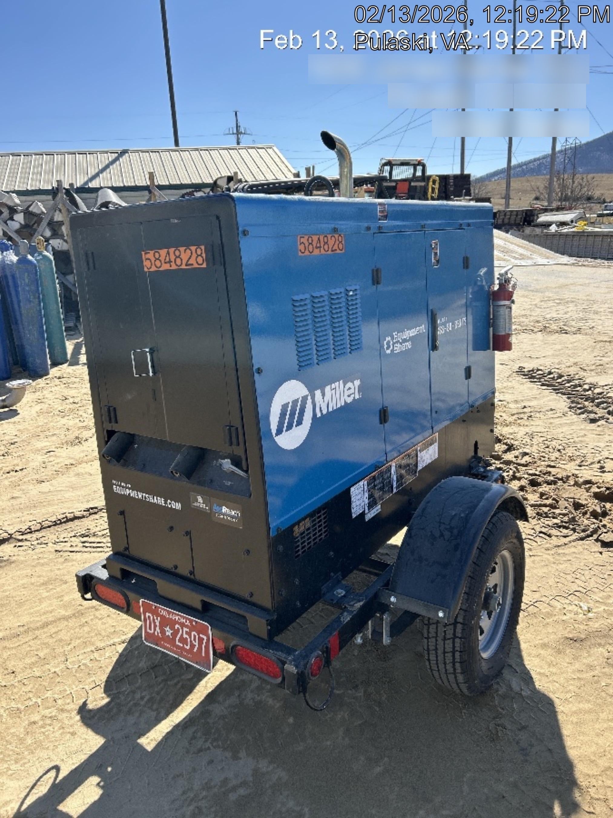 2025 MILLER ELECTRIC BIG BLUE 500