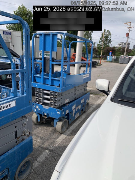 2019 Genie GS-1930 Fixed Rails with Chain Entry