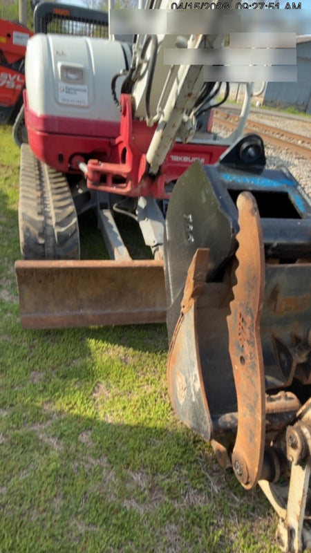 2019 Takeuchi TB260 Takeuchi TB260 Canopy w/Rubber Tracks, Auxiliary Hydraulics, Standard Blade, Manual QC