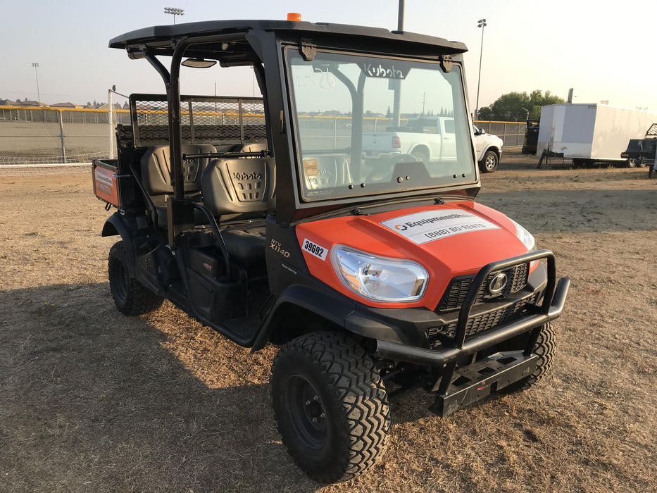 2019 Kubota RTV-X1140W-H 4wd Utility Cart, LED Strobe, Windshield Tempered Glass, Plastic Canopy, Wire Harness Kit, Backup Alarm
