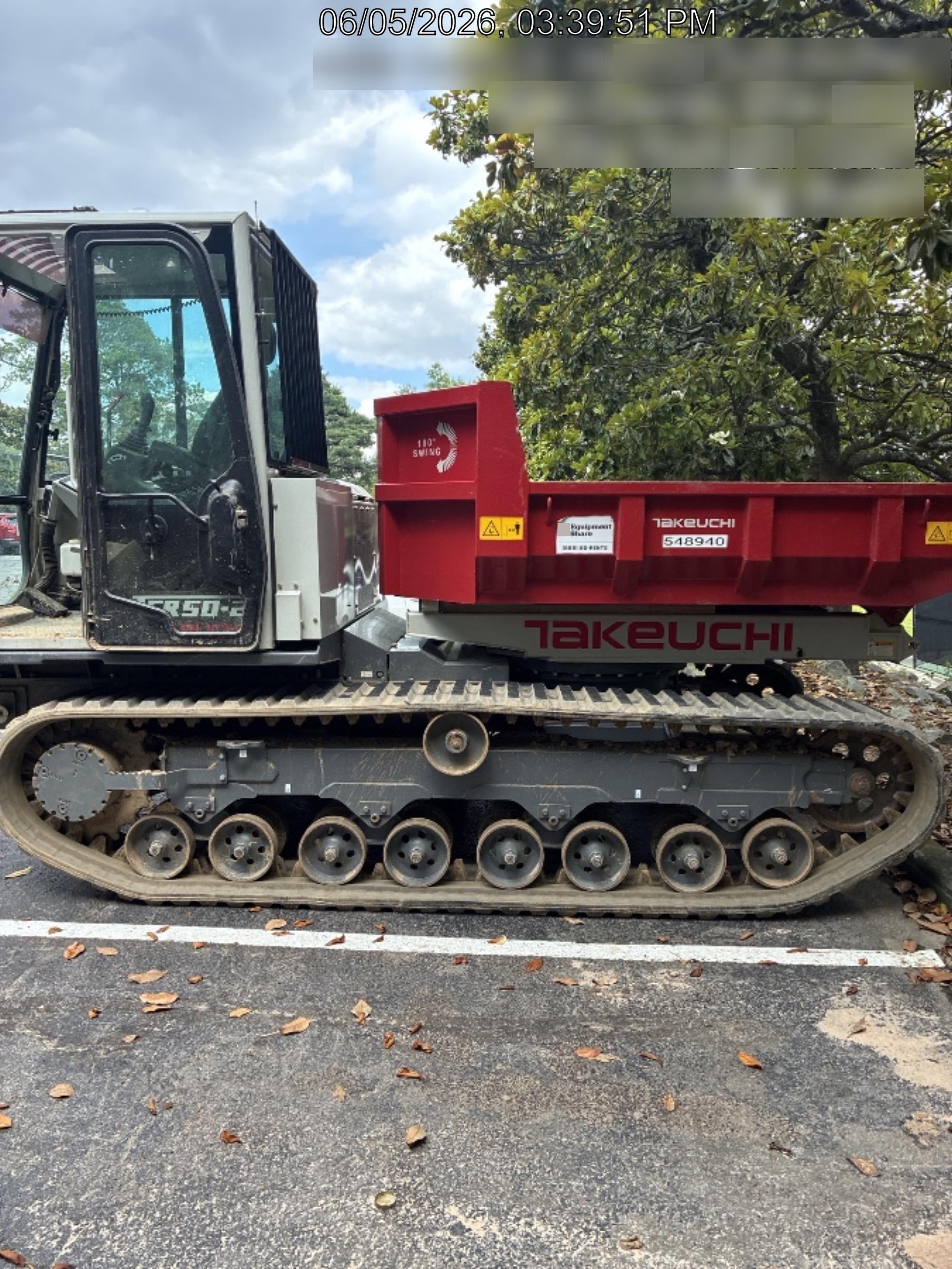 2025 TAKEUCHI TCR 50-2CR