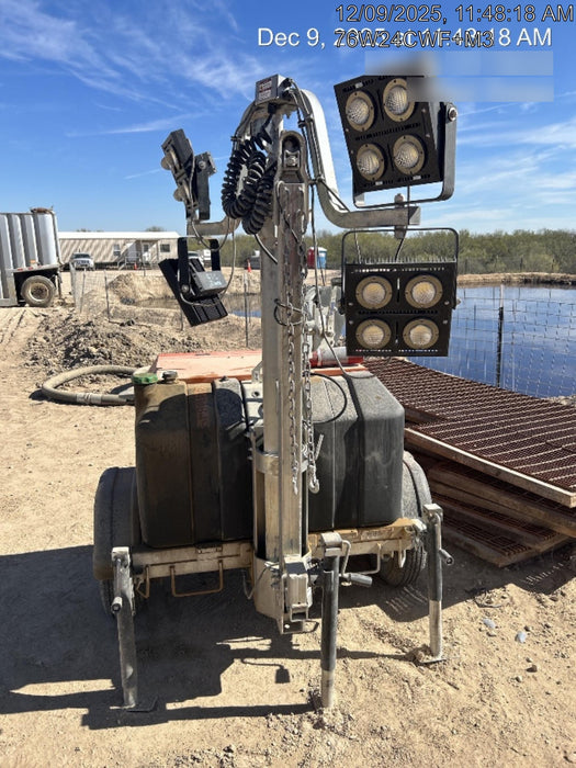 2024 Wanco WLTT-4MM4K Diesel, Deep Sea Controller, Shore Power Plug, Auto Start, (4) 350W LED Floodlights, 4kW Generator, 60 Gal Fuel Tank, 2" Ball, T3