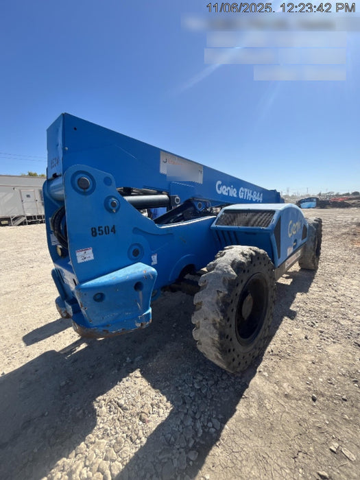 2018 Genie GTH-844 Genie GTH-844D w/Open ROPS, FF Tires, Work Light/Beacon, 60" Carriage and Forks