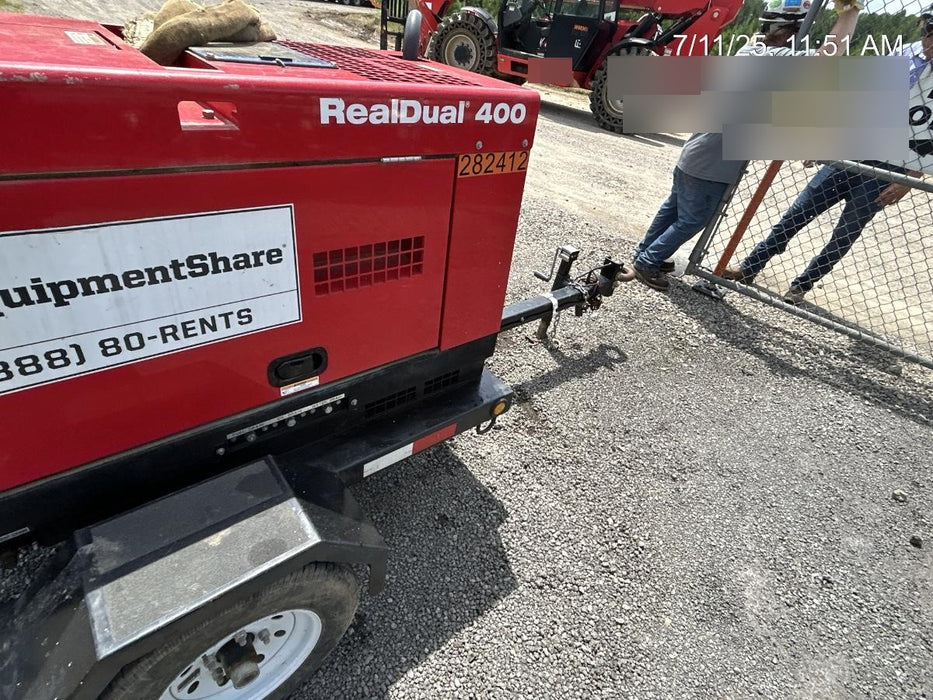 2022 Shindaiwa DGW400MDL Kubota D902 Engine, 23 HP, Dual Op Welder, Wire, Arc, Droop Stick, Tig, and CC Stick Functionality, Simulphase, 3 Phase and 1 Phase Gen Output, Single Axle NB Trlr, Slr Trckl Chrg 12V 12W, Fire Ext