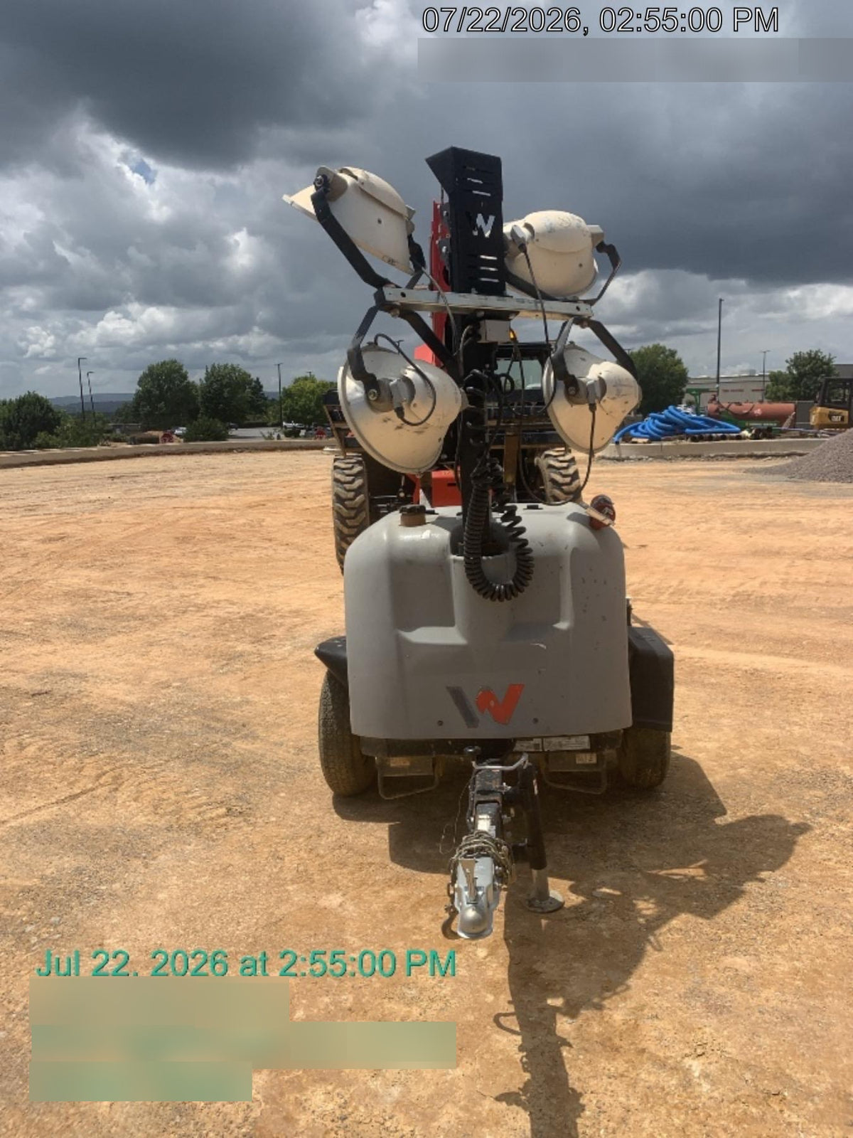 Wacker Neuson LTV6K-MH Power mast, 1100W MH, Fuel Sensors, Wiring Harness