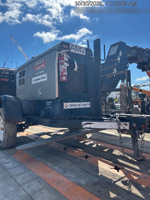 2019 Lincoln Electric Vantage 322 Welder Ready-Pak 3, Two wheel trailer, Fender and Light kit, Cable Rack