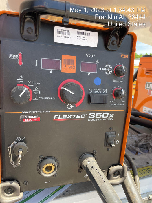 2021 LINCOLN ELECTRIC FLEXTEC 350X