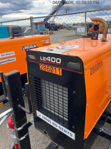 2022 Lincoln Electric LE400 Kubota V1505, Trlr, Cable Rack, Light Kit, ES Decals, T3