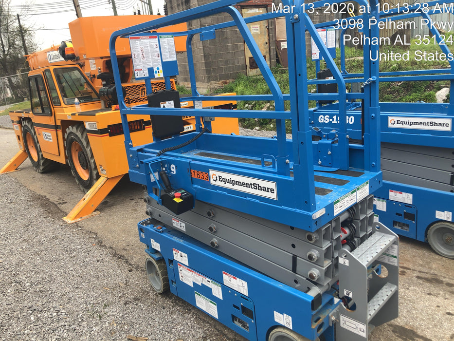 2019 Genie GS-1930 Fixed Rails with Chain Entry