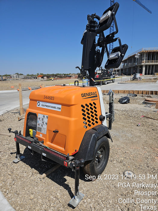2023 Generac MLT2 Diesel, Flex Switch 120V Input, Powerzone Controller, (4) 320W LED Lights, 4kW Generator, 39.9 Gal Fuel Tank, 2" Ball, T3