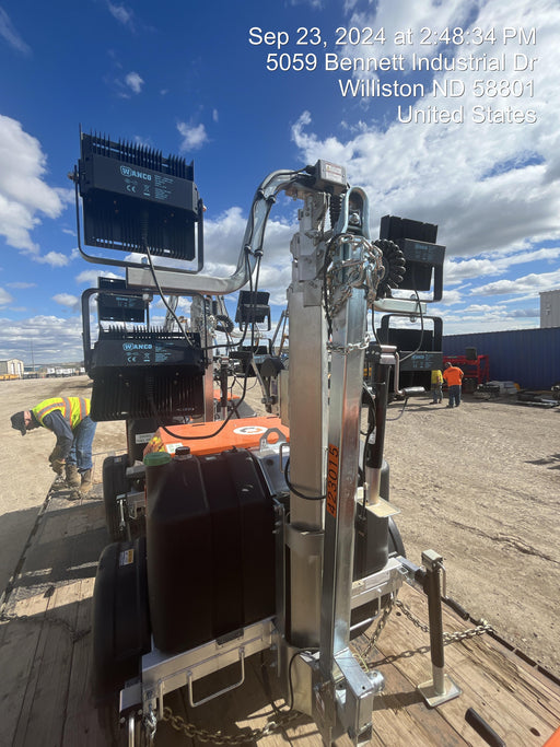 2024 Wanco WLTT-4MM4K Diesel, Deep Sea Controller, Shore Power Plug, Auto Start, (4) 350W LED Floodlights, 4kW Generator, 60 Gal Fuel Tank, 2" Ball, T3