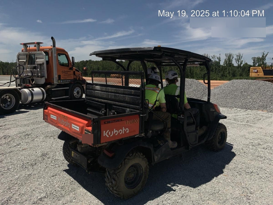 2021 Kubota RTV-X1140W-H Plastic Canopy, Windshield Acrylic Clear, LED Strobe Light, Wire Harness Kit, Back up Alarm