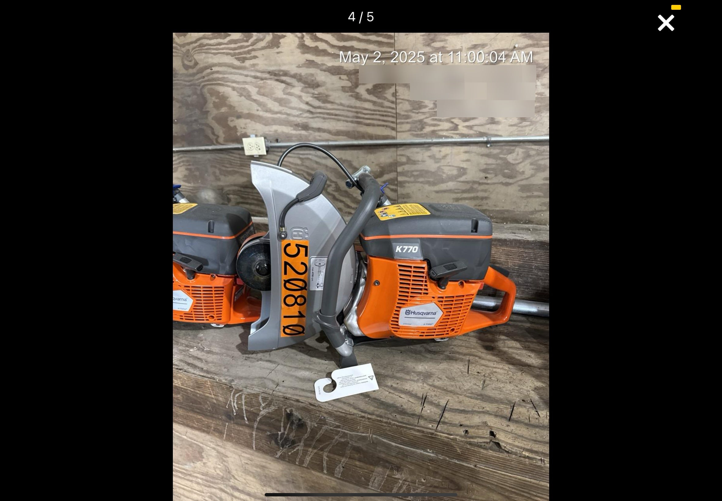 2025 HUSQVARNA K770