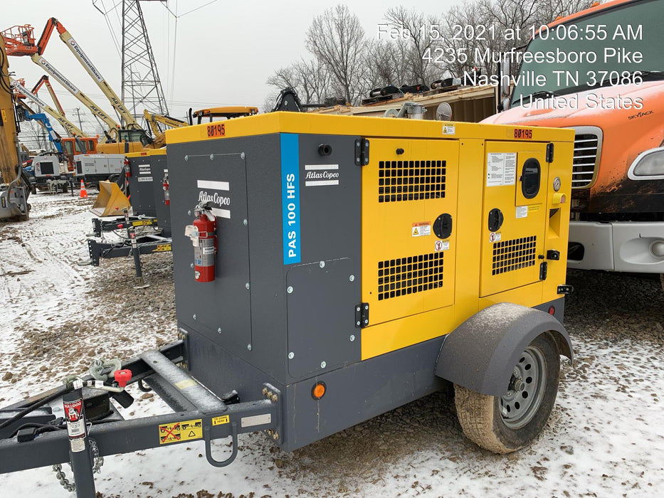 2020 ATLAS COPCO PAS 100 HF CS Enclosed