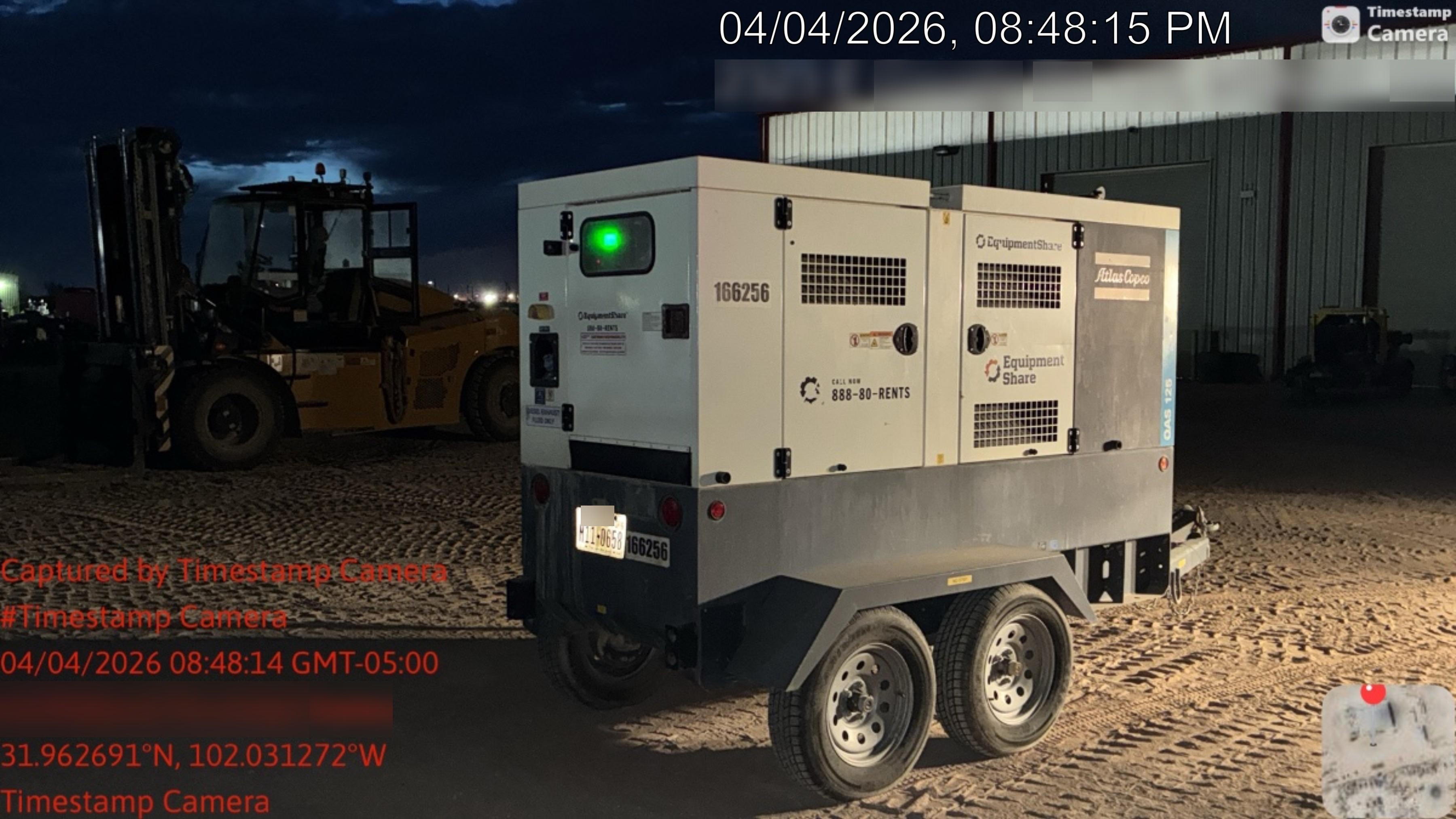 2021 ATLAS COPCO QAS 125
