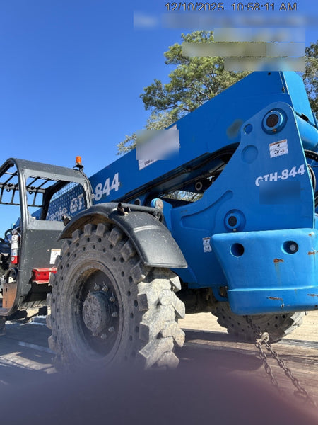 2018 Genie GTH-844 Genie GTH-844 w/ROPS, Work Lights, Solid Tires, RH Cab Mesh, Beacon, 60" Carriage and Forks