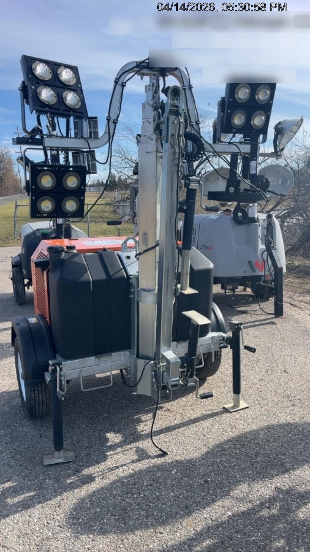 2024 Wanco WLTT-4MM4K Diesel, Deep Sea Controller, Shore Power Plug, Auto Start, (4) 350W LED Floodlights, 4kW Generator, 60 Gal Fuel Tank, 2" Ball, T3