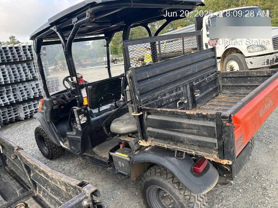 2022 Kubota RTV-X1140W-H Plastic Canopy, Windshield Acrylic Clear, LED Strobe Light, Wire Harness Kit, Back up Alarm