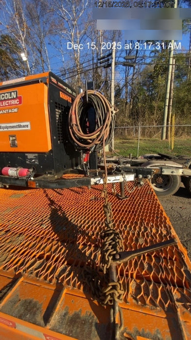 2021 Lincoln Electric Vantage 322 Vantage 322 Ready Pak 3 w/ Decals, ORANGE (includes trailer, cable rack, fender light kit) NO Telematics