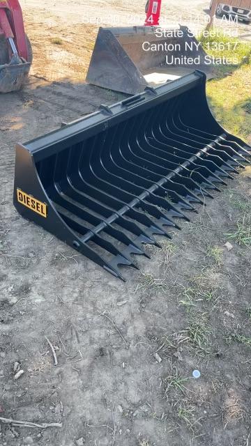 2024 DIESEL EQUIPMENT Skeleton Grapple Bucket, 74" CTL - Diesel Equipment