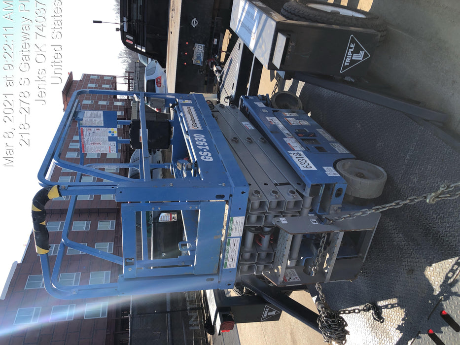 2020 Genie GS-1930 Solid Non Marking Tires, Beacon, Folding rails with half height swing gate