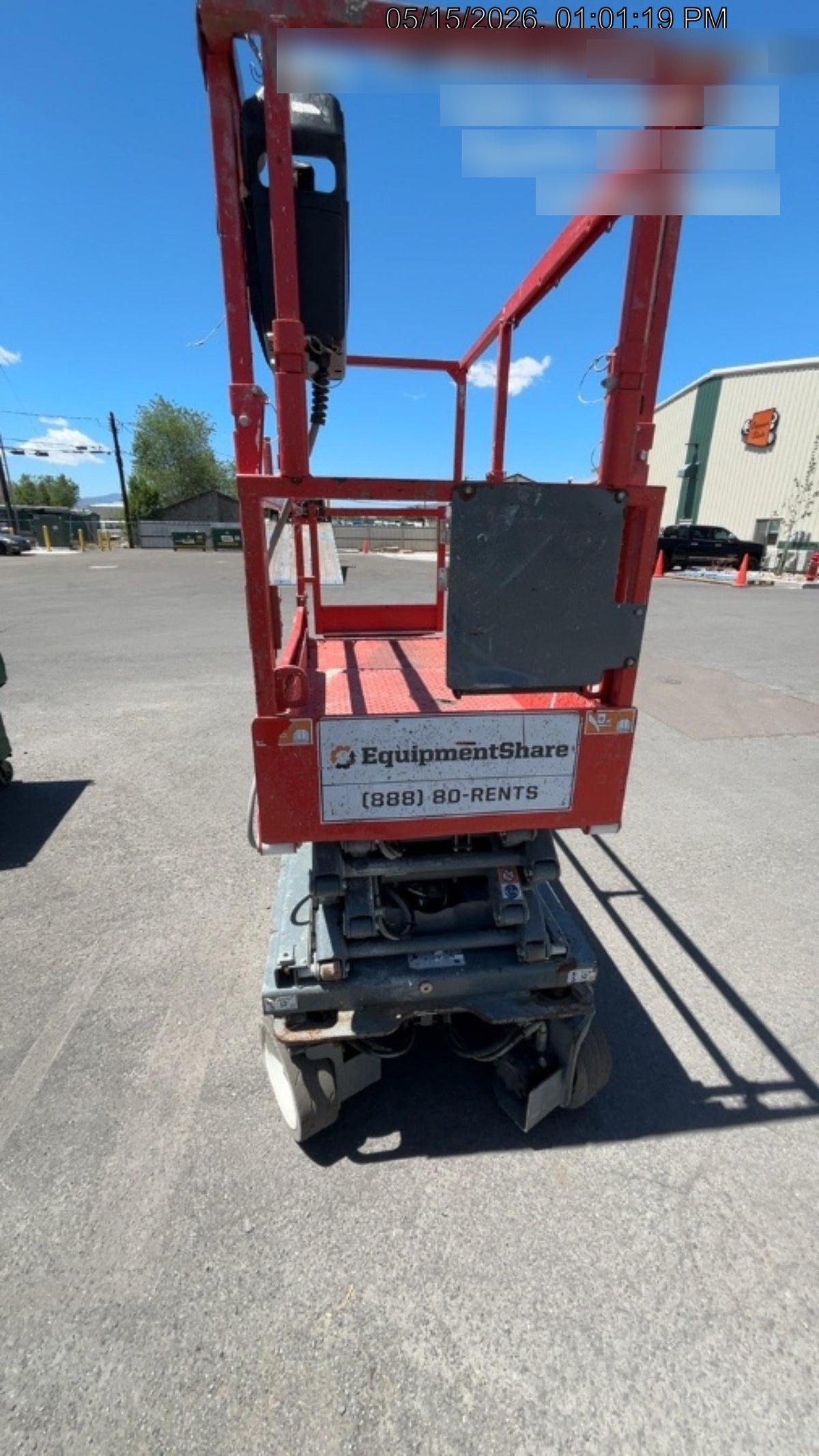 2020 Skyjack SJIII-3219 Solid NM Tires, Half height spring hinged entry gate, Dual Beacons, 800W Inverter