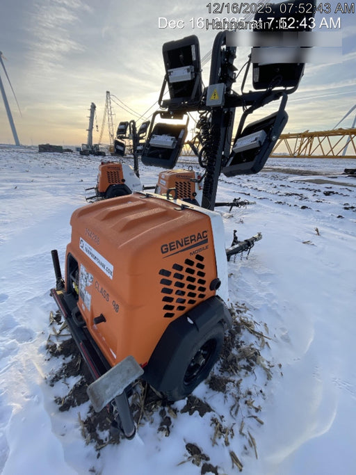 2024 Generac MLT2 Diesel, Flex Switch 120V Input, Powerzone Controller, 
(4) 320W LED Lights, 4kW Generator, 39.9 Gal Fuel Tank, 2" Ball, T3