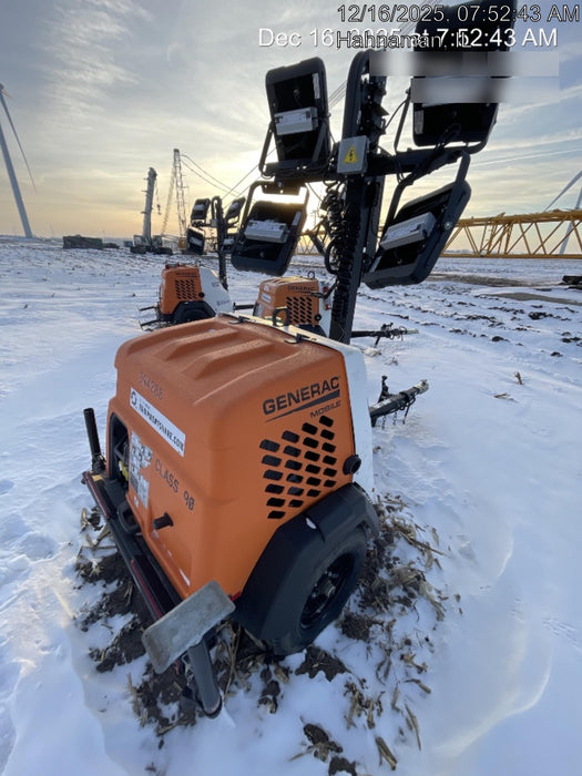 2024 Generac MLT2 Diesel, Flex Switch 120V Input, Powerzone Controller, 
(4) 320W LED Lights, 4kW Generator, 39.9 Gal Fuel Tank, 2" Ball, T3