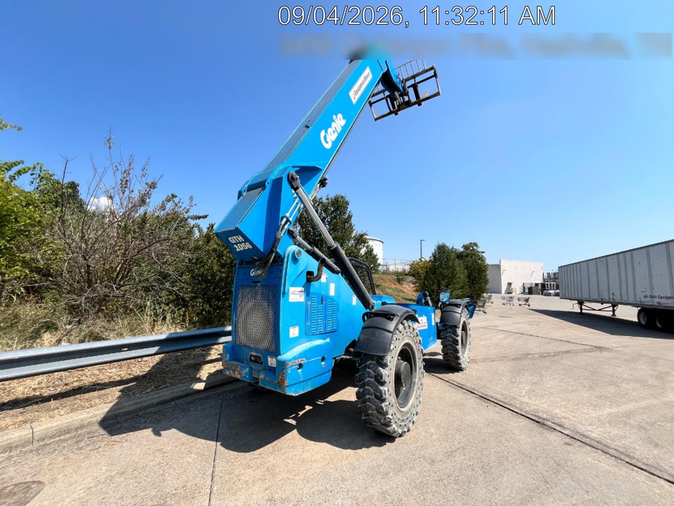 2018 Genie GTH-1056 Genie GTH-1056 w/ROPS, Work Lights, Solid Tires, RH Cab Mesh, Beacon, 60" Carriage and Forks