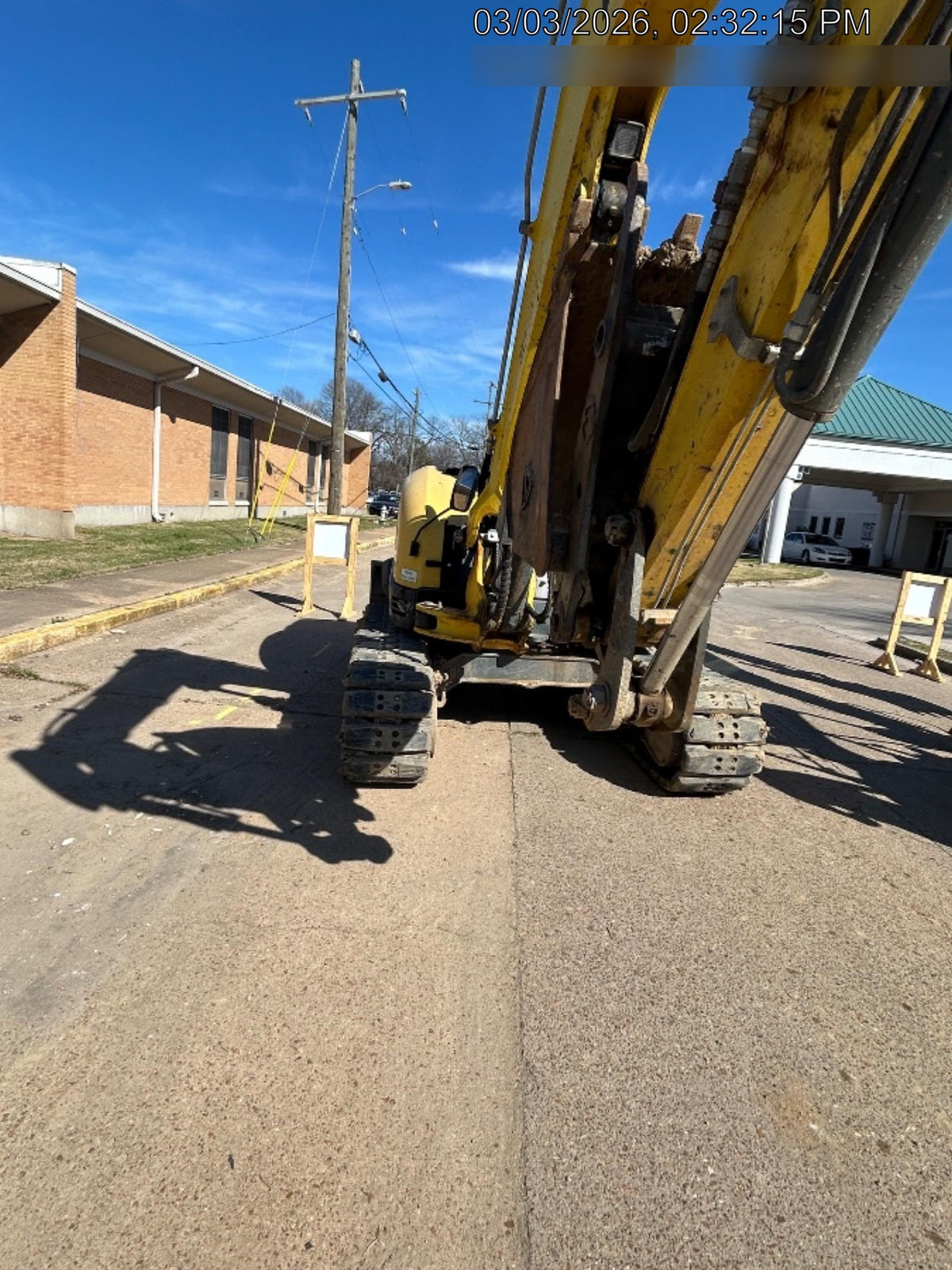 Wacker Neuson ET90 Enclosed Cab, Hybrid Tracks, Long Dipperstick,  Bucket